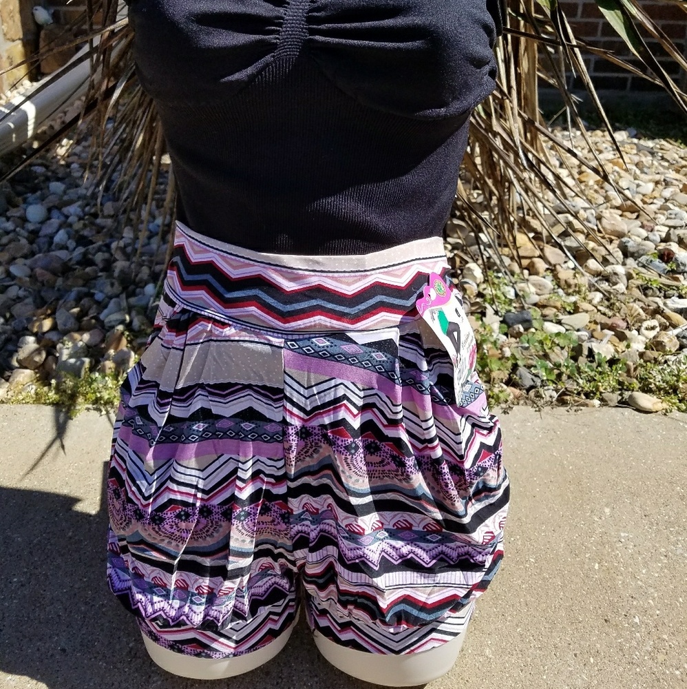 Lilac 2 pocket shorts
